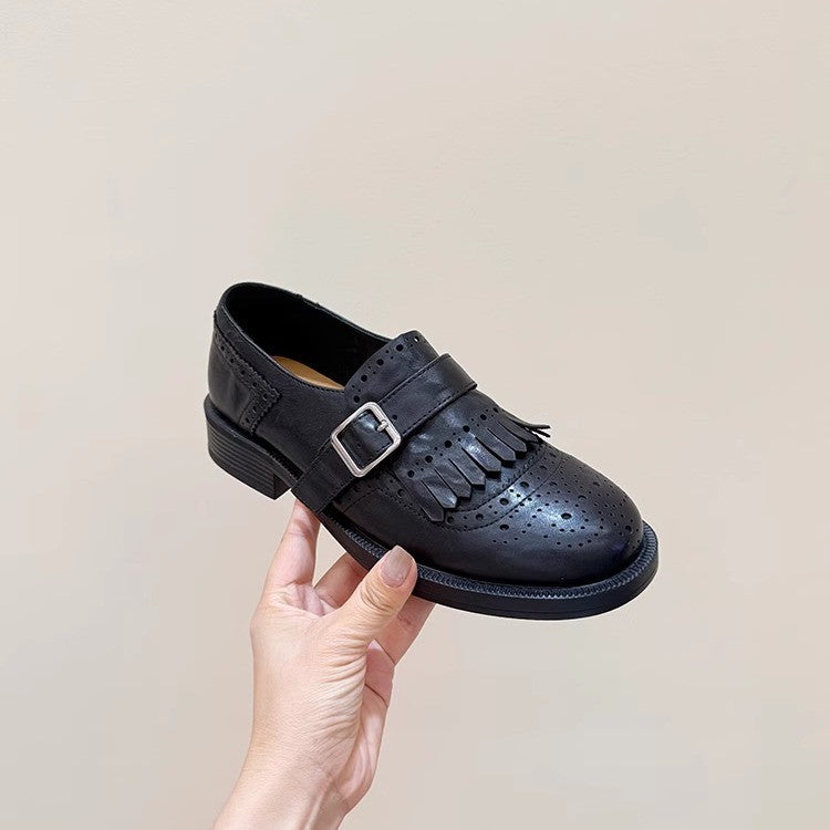 Damen Mokassins Elegante Fransen Schuhe Modern