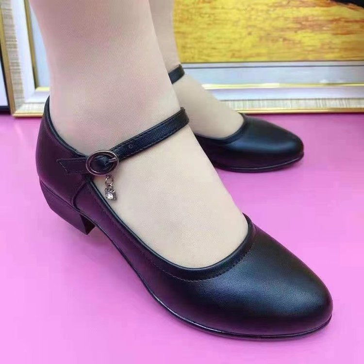 Damen Ballerinas Bequem Modisch Riemen Schuhe
