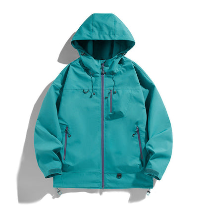 Herren Outdoorjacke Wasserabweisend Atmungsaktiv Funktionsjacke