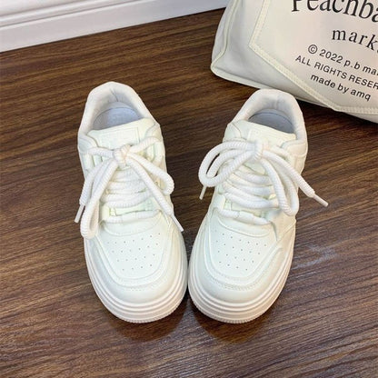 Damen Plateau Sneaker Bequem Ergonomisch Stylish