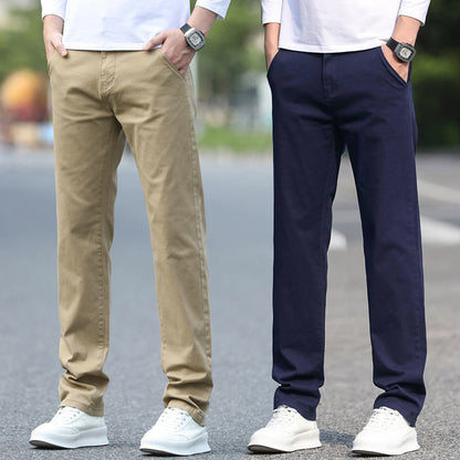Herren Chinos Slim Fit Elastisch Mit Stretch
