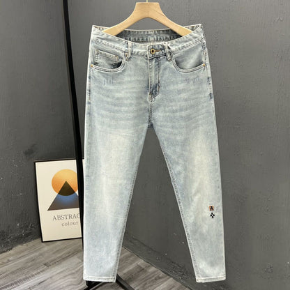 Herren Jeans Slim Fit Modern Lässig Berlin Style