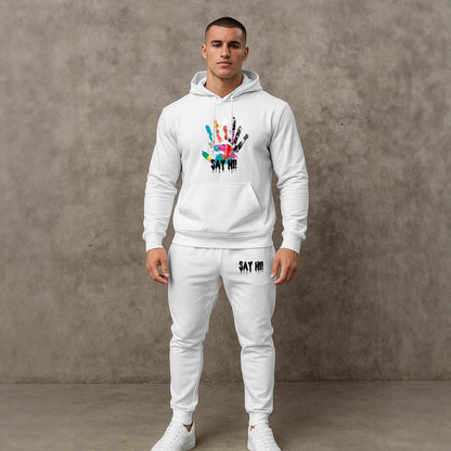 Herren Kapuzenpullover Sportlich mit Grafikdruck Modern