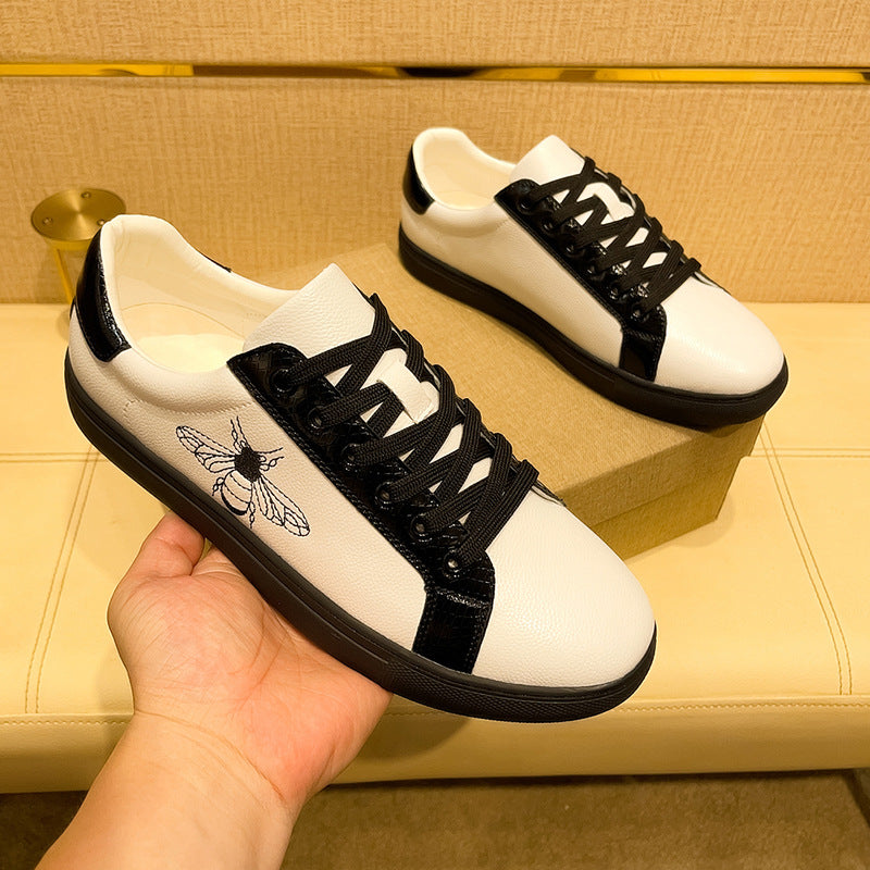 Damen Sneaker mit Bienenmuster und Polsterung Komfort Schuhe - BerlinGlamour