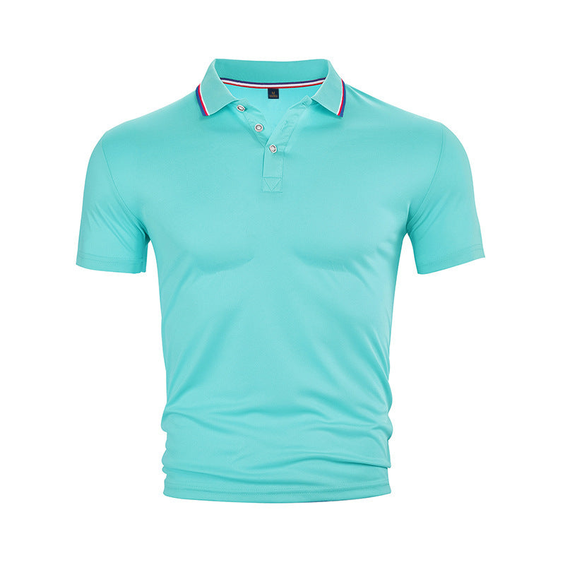 Herren Poloshirt Klassisch mit Kontrastkragen Modern
