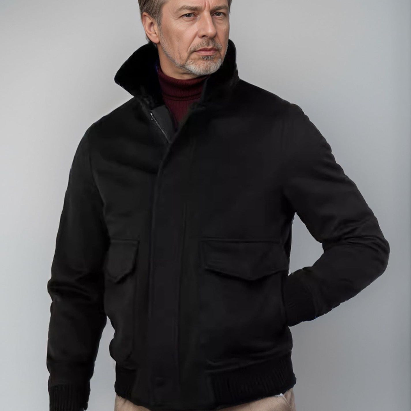 Herren Steppjacke Funktionell Stylish Winter - BerlinGlamour