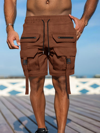 Herren Cargo Shorts Stil Utility Bequem Freizeit