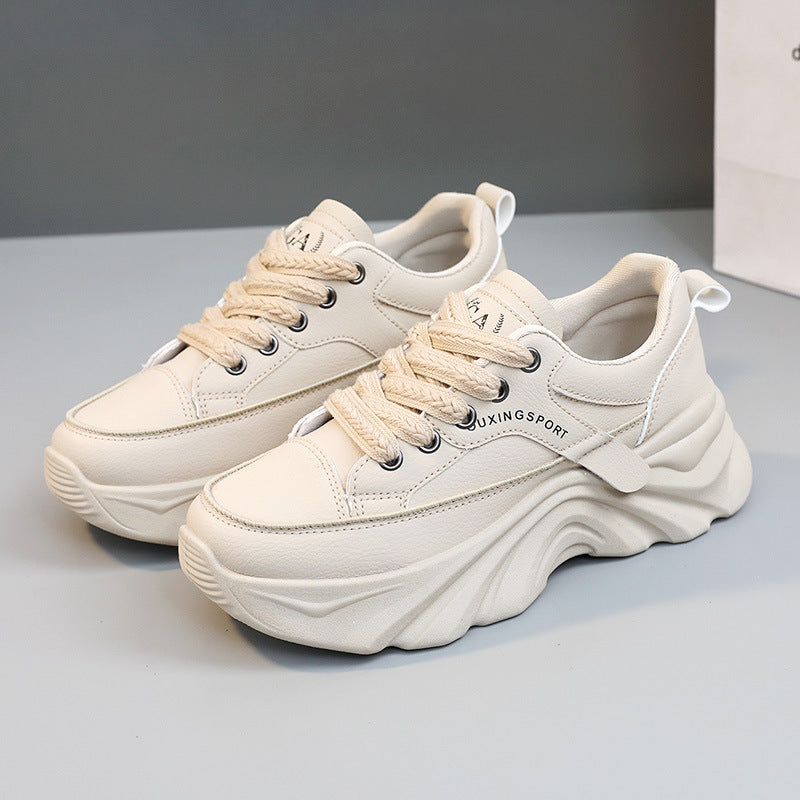 Damen Sneaker Chunky Bequem Atmungsaktiv Modisch
