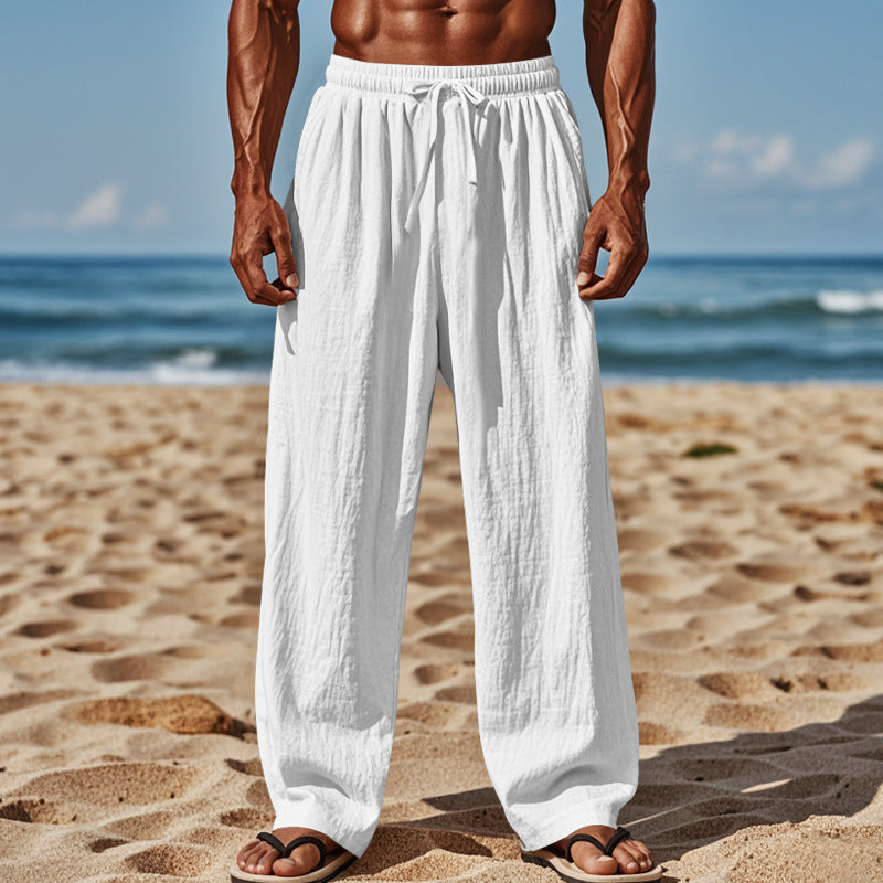 Moderne Sommer-Cargohose mit elastischem Bund und praktischen Seitentaschen BerlinGlamour - BerlinGlamour