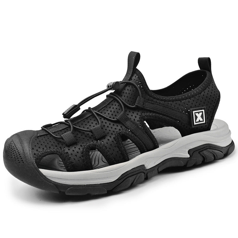 Damen Freizeitsandalen Atmungsaktiv Schnellschnürer bequem
