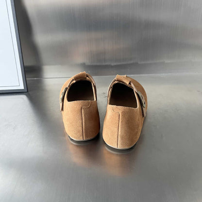 Damen Clogs Bequem Wildleder Ergonomisch Verstellbar