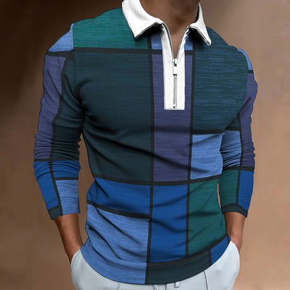 Herren Poloshirt Modern Trendig Berlin Grafikdesign