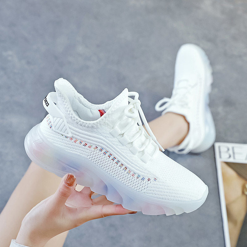 Damen Sneaker Leicht Freizeitschuhe Dämpfungstechnologie