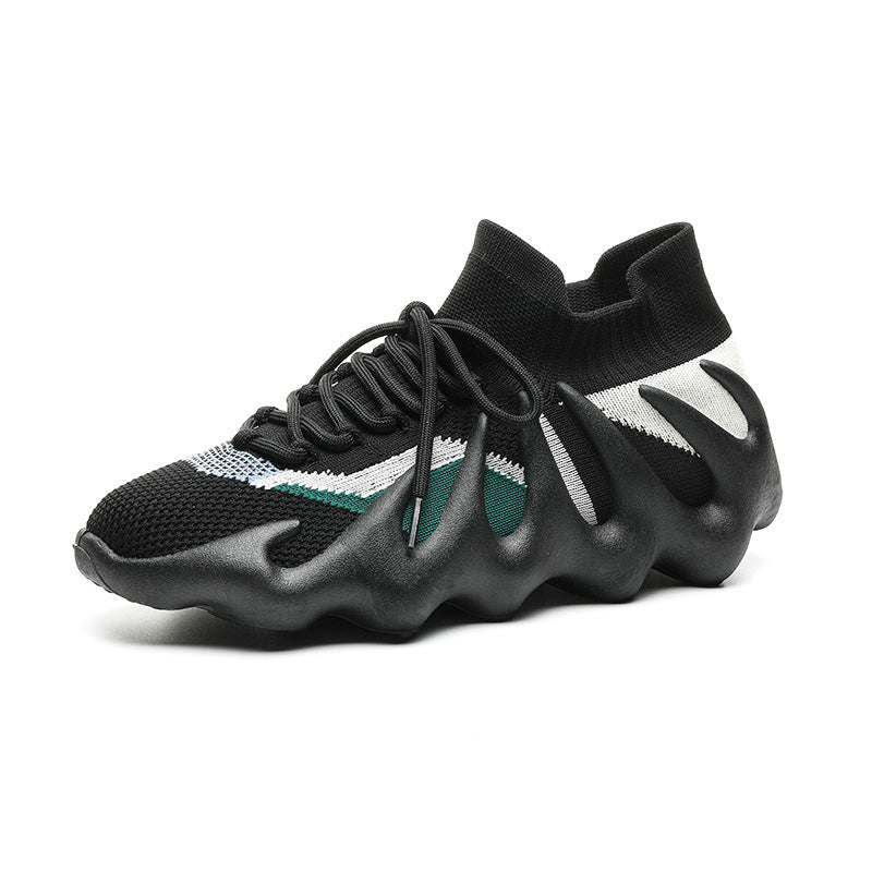 Damen Sneaker Bequem Elastisch Stoßdämpfend