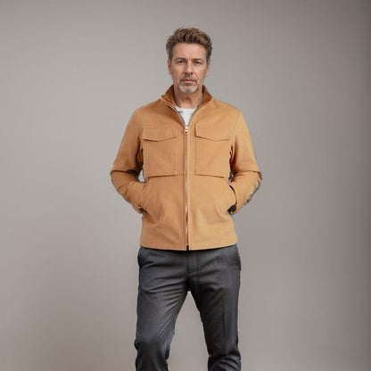 Herren Funktionsjacke Modern mit Taschen Wasserdicht