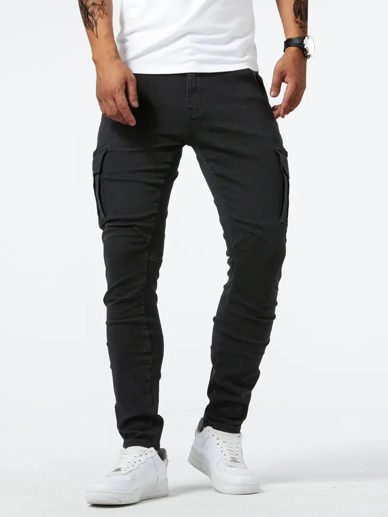 Schlanke Herrenhose Cargo Modern Urban Style - BerlinGlamour