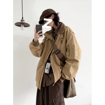 Modische Unisex Jacke mit Taschen Urban Style