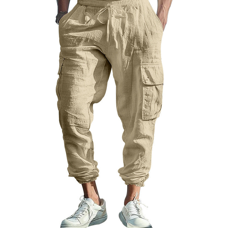 Herren Cargo-Hose Leicht Bequem Elastisch Mit Taschen