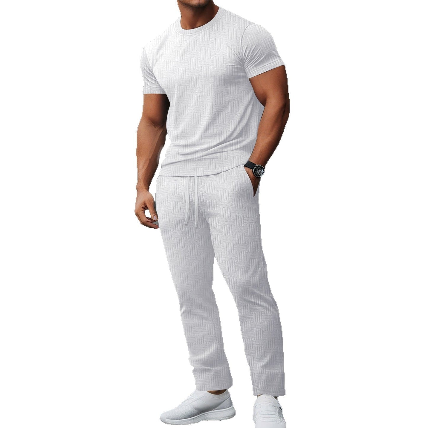 Herren Sportset Stylisch Modern Fitness Outfit