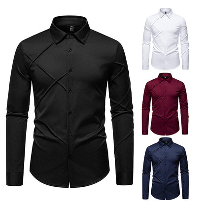 Herren Hemd Elegantes Modell Slim Fit Modern