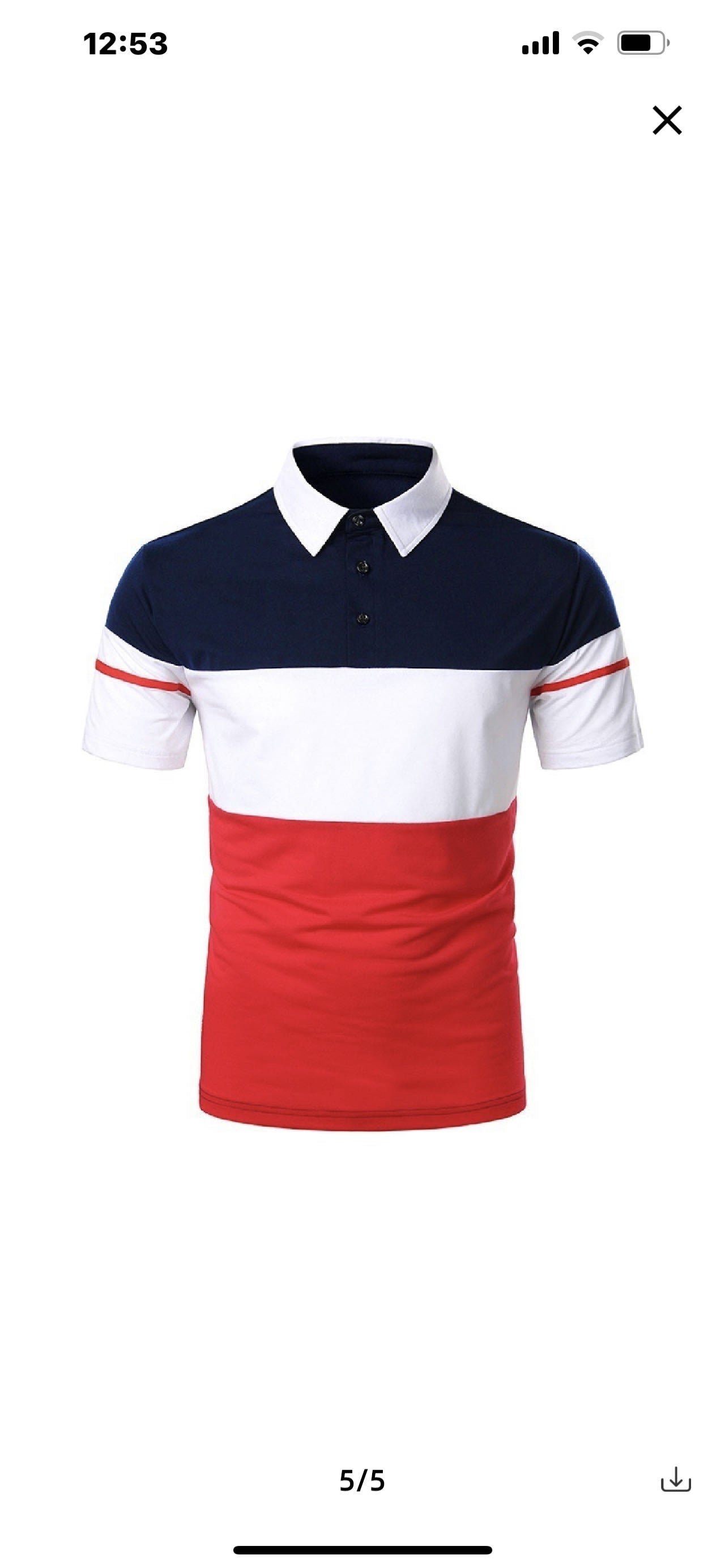 Herren Poloshirt Modern Streifenfashion Slimfit