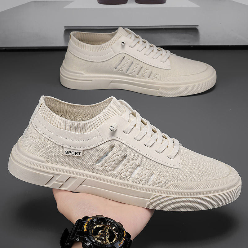 Damen Sneaker Sportlich Modisch Weiße Einsätze