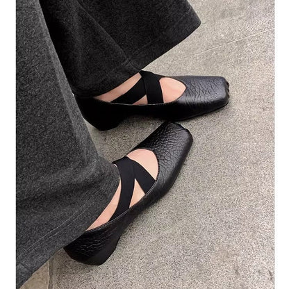 Damen Ballerinas Bequem Elegant Weich