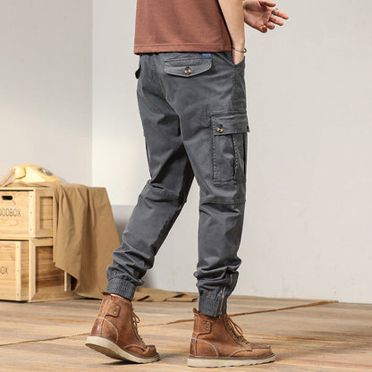 Herren Cargo-Hose mit vielen Taschen elastisch Bequem