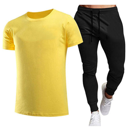 Herren Sport Set Jogginghose T-Shirt Komfort