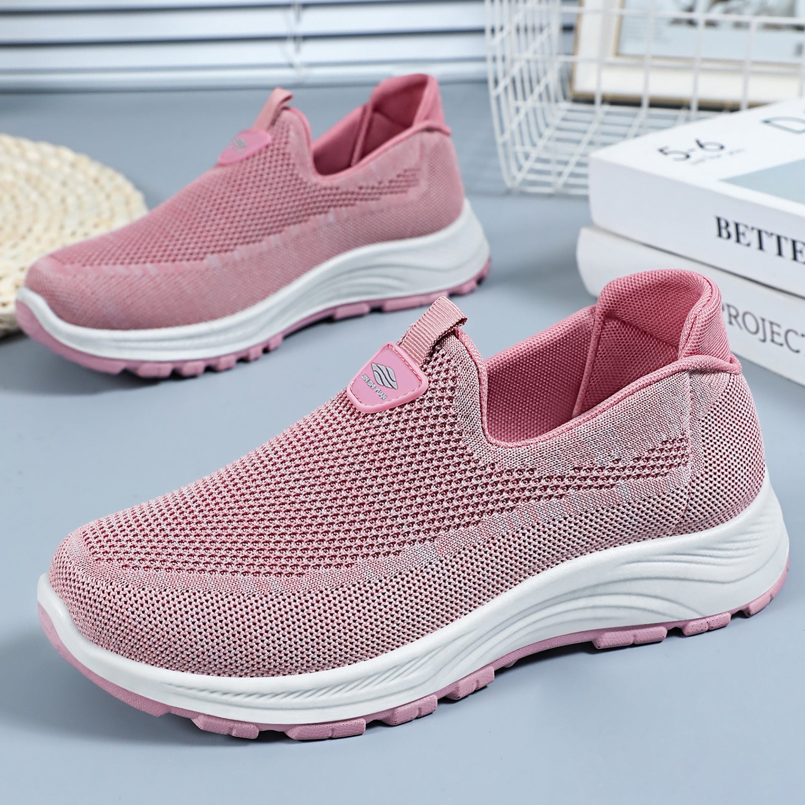 Damen Sport Schuhe Atmungsaktiv Elastisch Bequem - BerlinGlamour