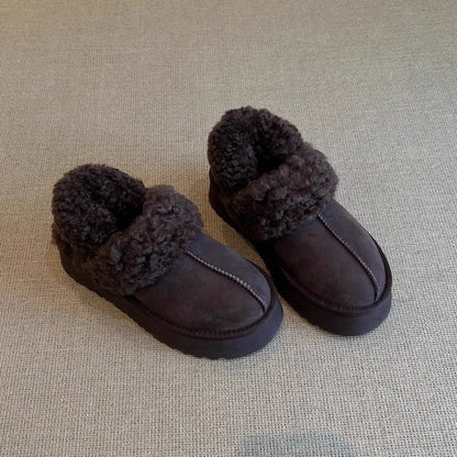 Damen Clogs Weich Fell Innenfutter Rutschfest - BerlinGlamour