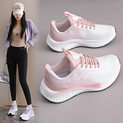 Damen Laufschuhe Sportlich Atmungsaktiv Mit Weichem Fußbett