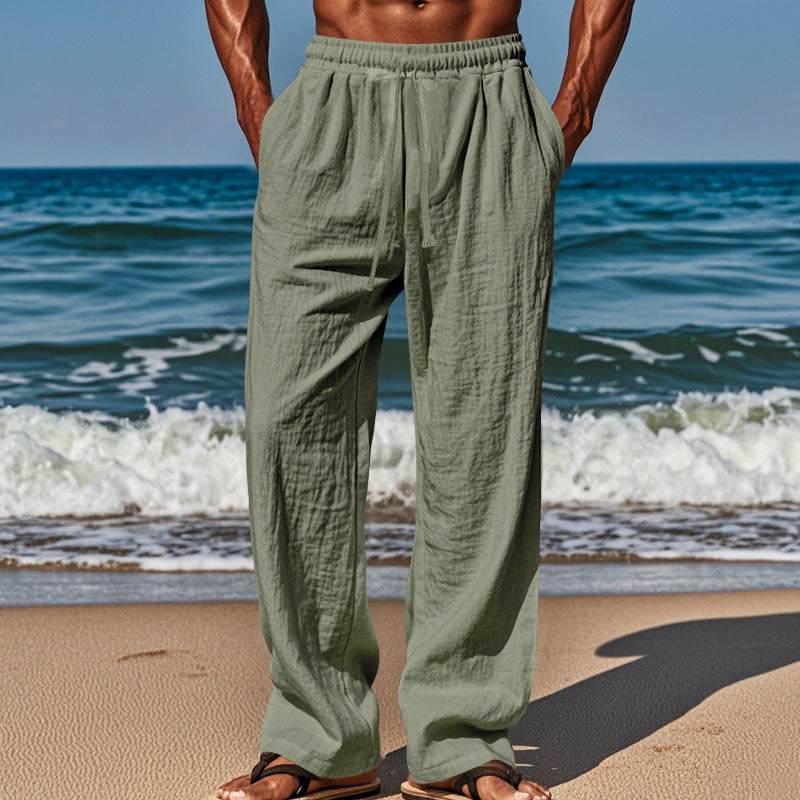 Herren Leichte Strandhose Sommer Shorts