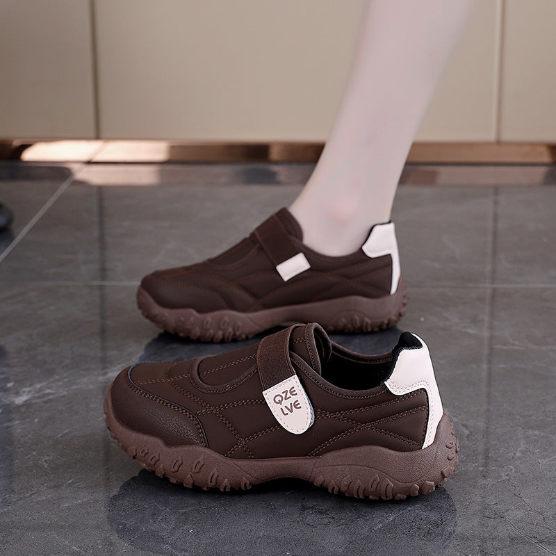 Damen Sneaker Sportlich Rutschfest Elastisch