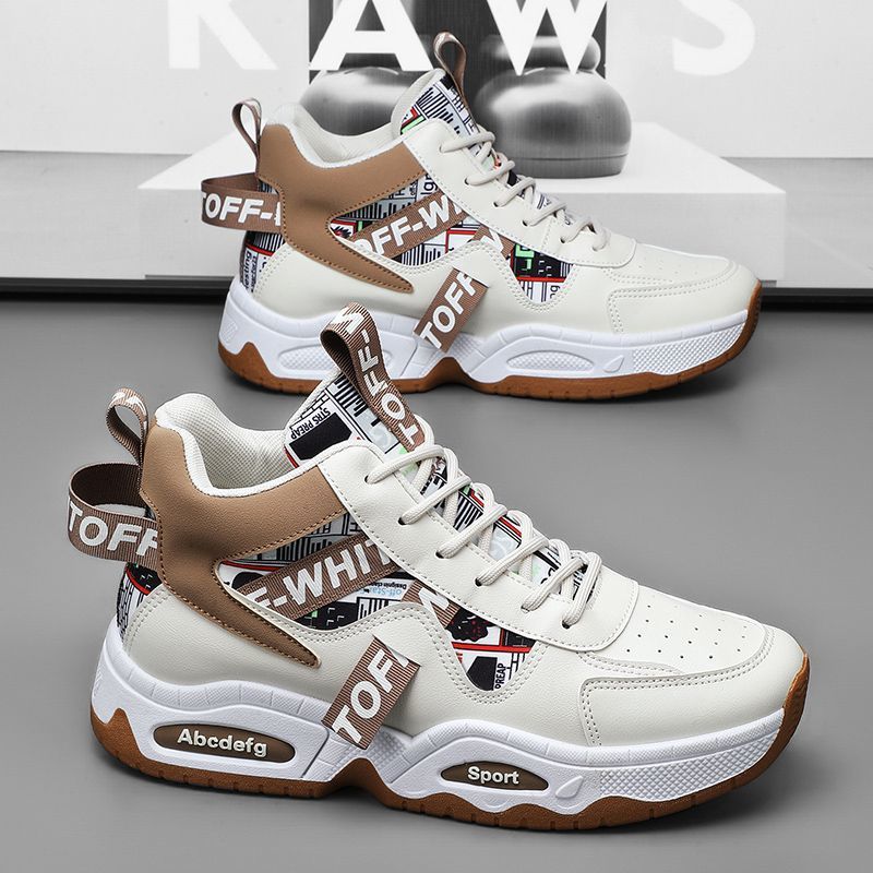 Damen Sneaker Sportlich High-Top Grafit Design