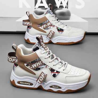 Damen Sneaker Sportlich High-Top Grafit Design