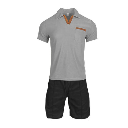 Herren Sportshirt Kurzarm mit Tasche und Laufshorts