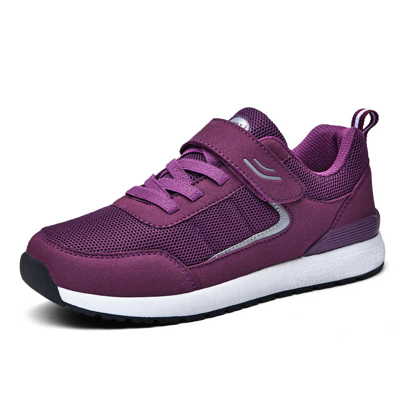 Damen Sportschuhe Sneaker Atmungsaktiv Klettverschluss