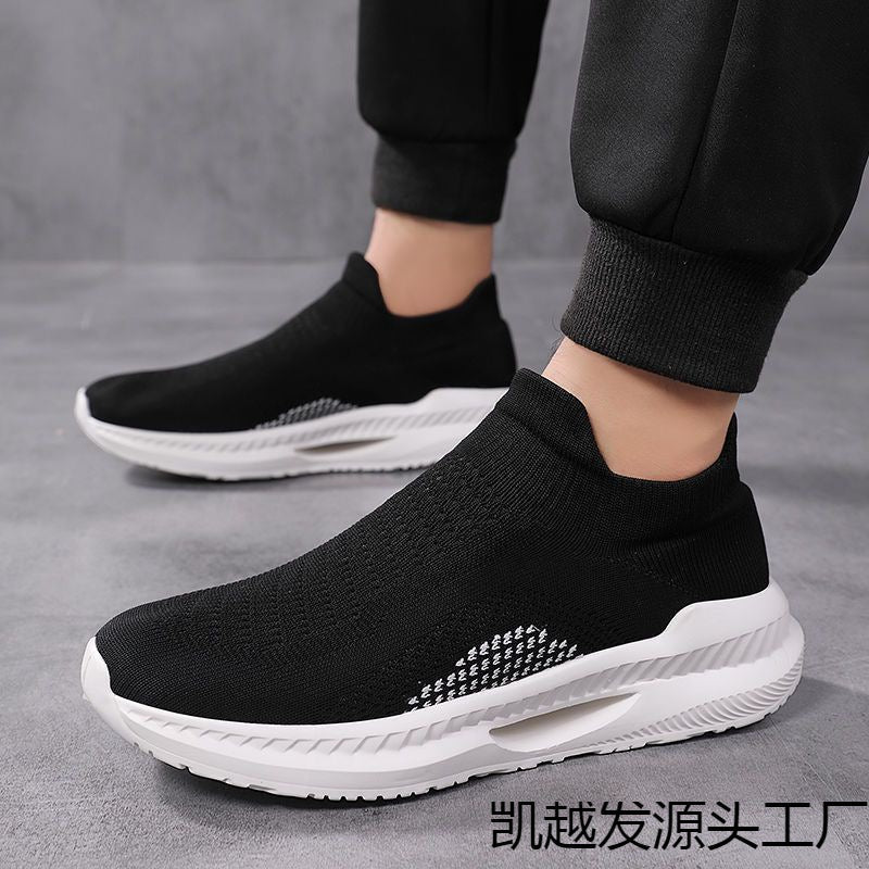 Damen Sneaker Atmungsaktiv Strick Schuhe Rutschfest - BerlinGlamour