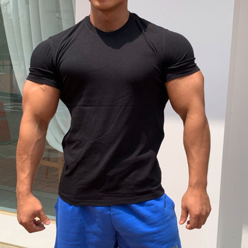Herren Sportset: Fitness-T-Shirt und Shorts Kurz Trainingsbekleidung