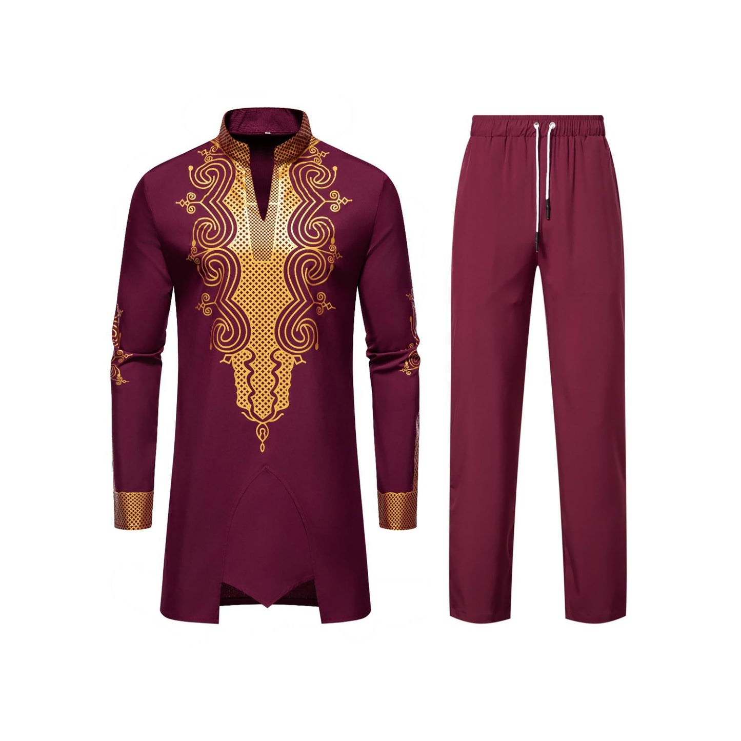 Herren Anzug Elegant Traditionell mit Muster