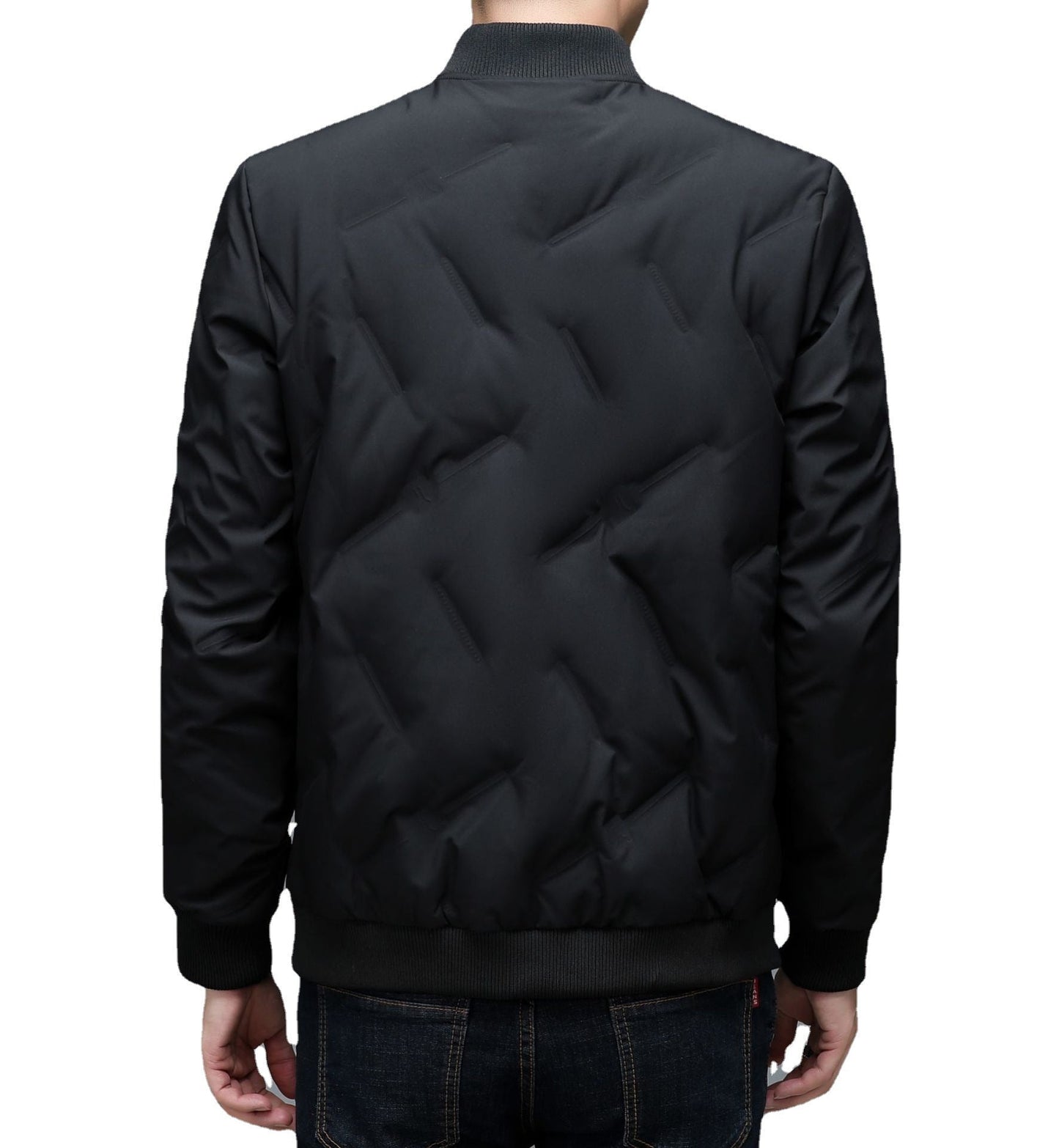 Herren Bomberjacke Steppjacke Reflektierend Modern