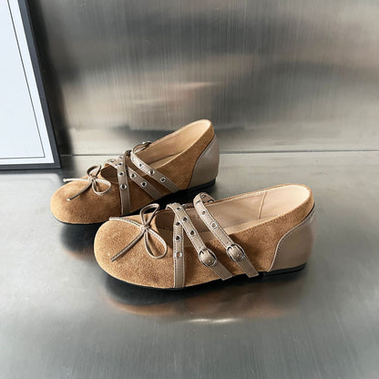 Damen Mokassins Elegante Schnallen Schuhe Frauen Mode - BerlinGlamour