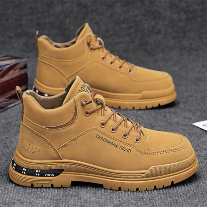 Damen Schnürboots Robust Winterstiefel Modisch - BerlinGlamour