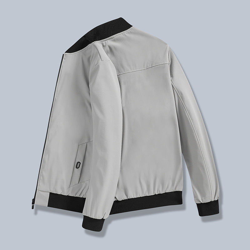 Herren Sportjacke Übergangsjacke Elastisch Mit Taschen