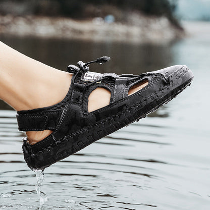 Damen Sandalen atmungsaktiv Freizeit rutschfest verstellbar