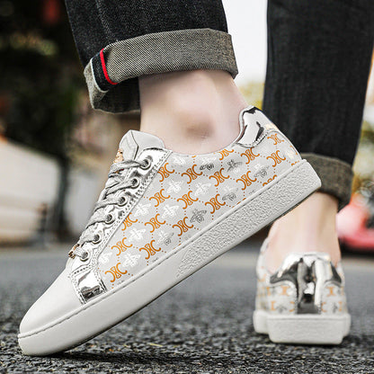 Damen Sneaker Elegante Schuhe Modisch mit edlen Details