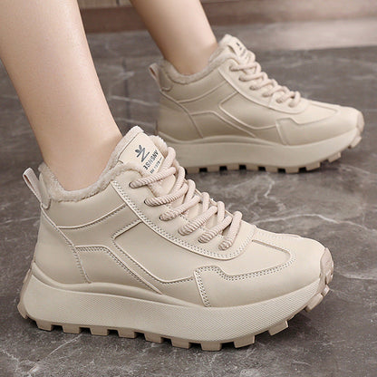 Damen Sneaker High-Top Weich Bequem