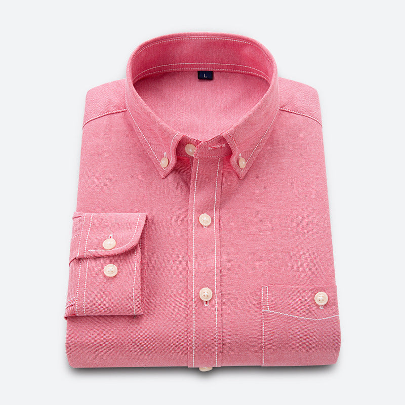 Herren Hemd Business Style Button Down Kragen