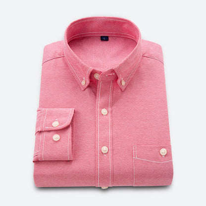Herren Hemd Business Style Button Down Kragen